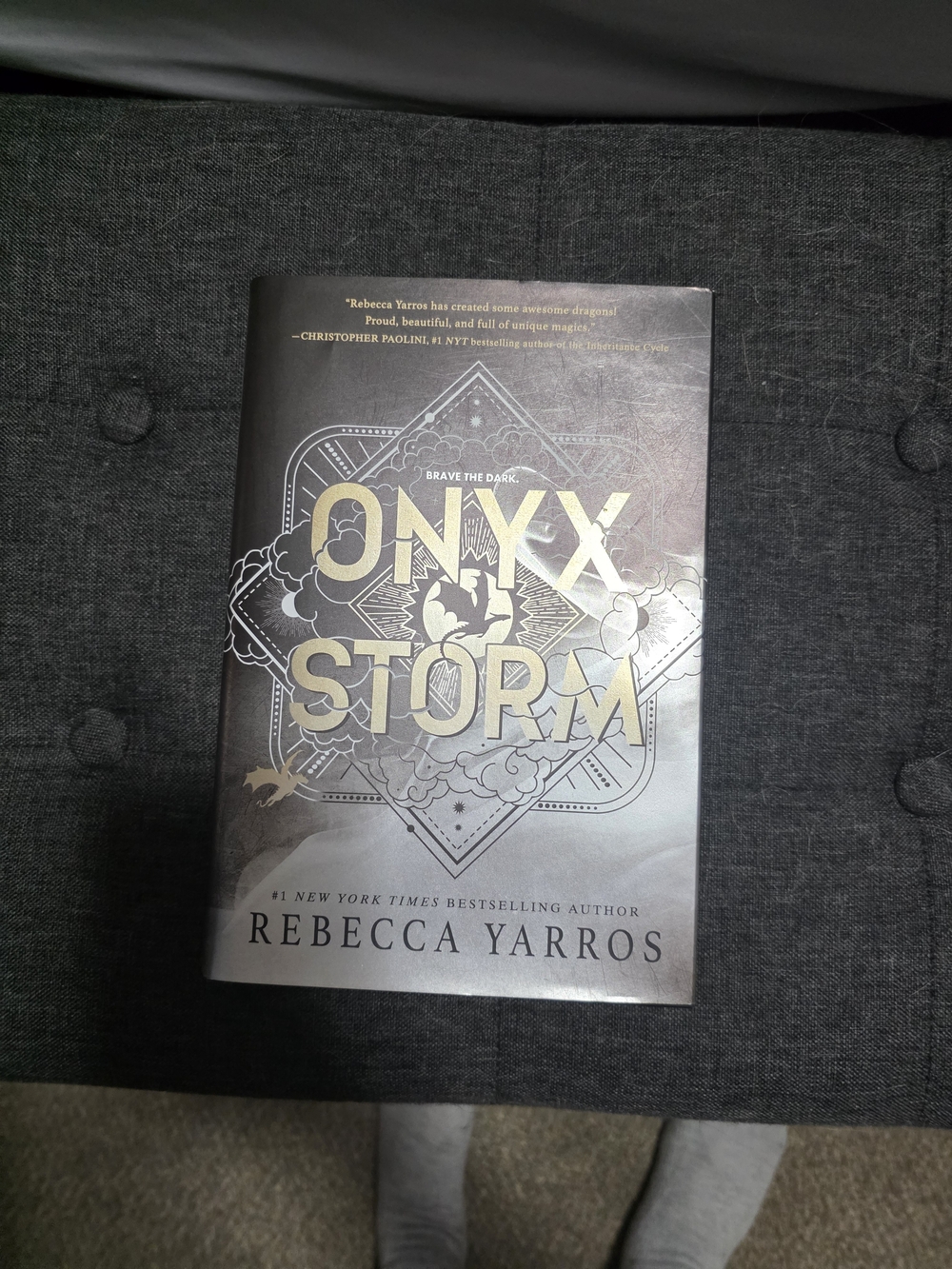 Onyx & Storm Hardcover Book - Gray